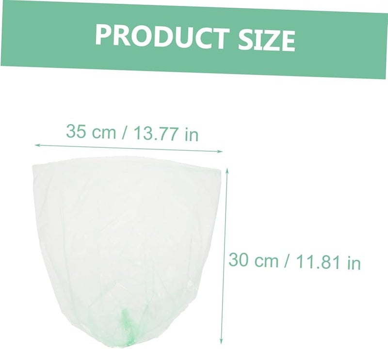 Didiseaon 150pcs Thickened Green Mini Garbage Bags for Car Home Office Trash Can Liners - Image 2